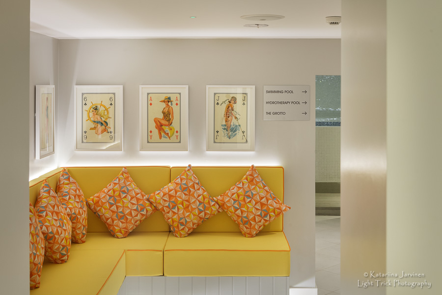 Brighton Harbour hotel grotto reception